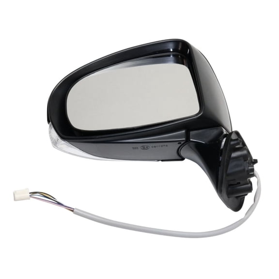 DAMAIJOY 1pc Left Driver Side Paintable Power Heated Operate Manual Folding Exterior Door Rear View Mirror with Signal Light for Toyota for Prius 2015 Without Auto-Dimming TY108EL-S 8794047500