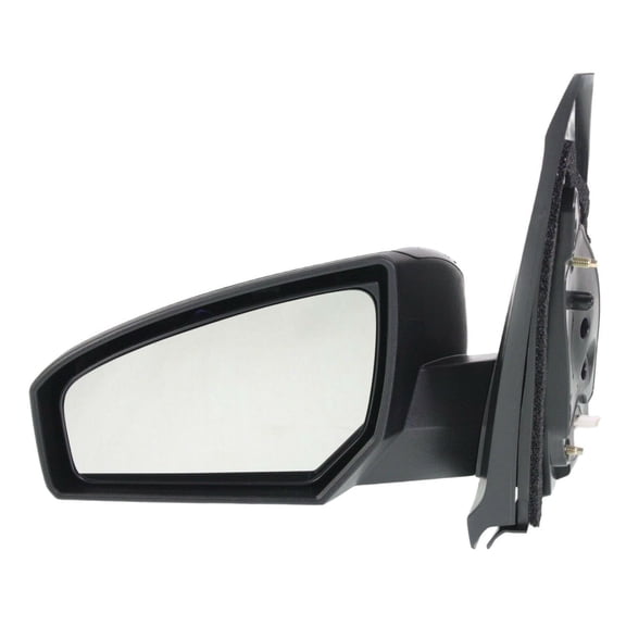 DAMAIJOY 1pc Left Driver Side Paintable Power Operate Exterior Door Rear View Mirror Black for Nissan for Sentra Base/S/SE-R/SE-R V/SL 07-12 & 09-12 Without Auto-Dimming Non-Folding
