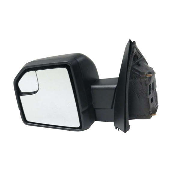 DAMAIJOY 1pc Left Driver Side Textured Black Manual Adjustment Exterior Door Rear View Mirror for Ford for F150 /Lariat/Platinum/XL/XLT 15-18 & Limited/SSV 16-18 Non-Heated
