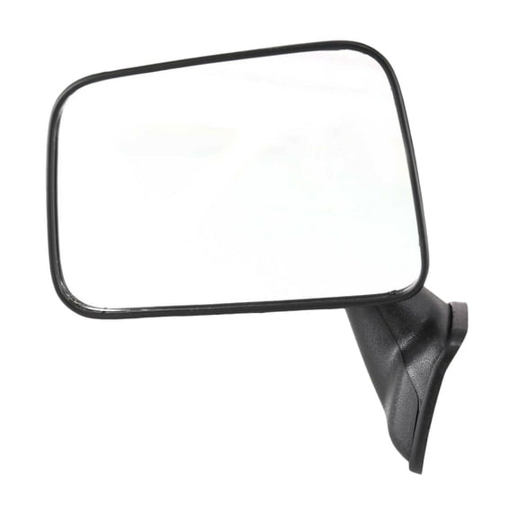 DAMAIJOY 1pc Left Driver Side Textured Black Manual Exterior Door Rear View Mirror for Toyota for 4Runner DLX/SR5 87-89 for Pickup Base/DLX/SR5 87-88 Without Auto-Dimming Non-Heated