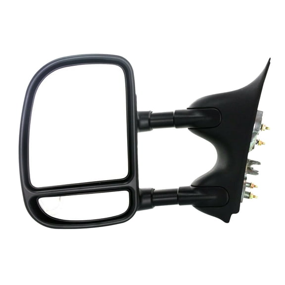 DAMAIJOY 1pc Left Driver Side Textured Black Manual Folding Exterior Door Rear View Mirror Tow Mirror Blind Spot for F550/F450/F350/F250 SuperDuty Without Auto-Dimming Non-Heated 3C3Z17683AAA