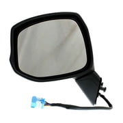 DAMAIJOY 1pc Left Driver Side Textured Black Power Heated Operate Manual Folding Exterior Door Rear View Mirror for Honda for Civic DX/EX-L/HF/LX/Si 12-13 Without Auto-Dimming 76258TR3A31-