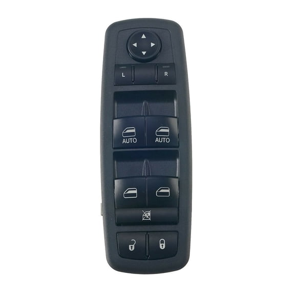 DAMAIJOY 1pc Power Door Window Control Switch Front Left Driver Side with 2 Buttons Dual Auto up Down for Chrysler 300,for Dodge for Challenger for Charger,for Ram 5500/4500/3500/2500/1500