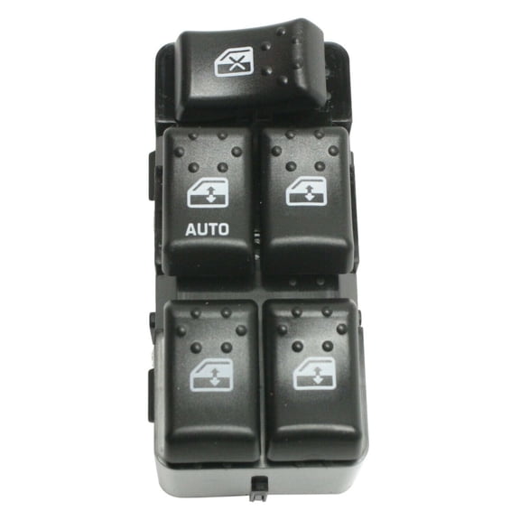 DAMAIJOY 1pc Power Door Window Control Switch Front Left Driver Side Black with 5 Buttons for Saturn for Ion 2.2L 2003-2007 & 2.4L 2006-2007 12405041 901132