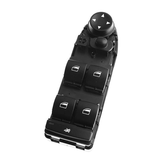 DAMAIJOY 1pc Power Door Window Control Switch Front Rear Left Driver Side Plastic Black E60 E61 for BMW for M5 08-10 for 528i 08-10 for 528xi 08 for 535i 08-10 for 535xi 08 for 550i 08-10