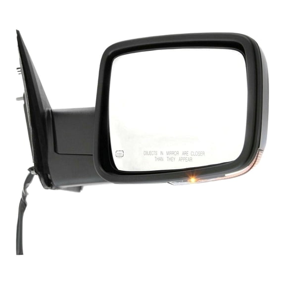 DAMAIJOY 1pc Right Passenger Side Chrome Power Heated Operate Exterior Door Rear View Mirror Front with Memory for Ram 1500 2013-2018 & Classic 2019 2500 2013-2017 Without Auto-Dimming