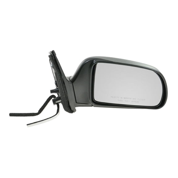 DAMAIJOY 1pc Right Passenger Side Paint to Match Manual Exterior Door Rear View Mirror Plastic for Toyota for Sienna CE/LE 98-03 & XLE 99 01-03 Black-Cover Textured 16 in-Frame Length 3pc