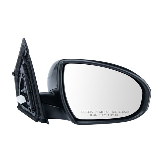 DAMAIJOY 1pc Right Passenger Side Paint to Match Power Heated Operate Exterior Door Rear View Mirror Plastic for Hyundai for Tucson 2016-2018 5pc Black-Cover Manual-Fold Away Mechanism