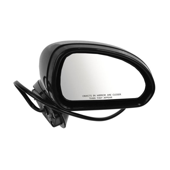 DAMAIJOY 1pc Right Passenger Side Paint to Match Power Operate Exterior Door Rear View Mirror Black Plastic for Mitsubishi for Eclipse 2006-2012 Manual Clear-Glass 128-57296R MN159640XA