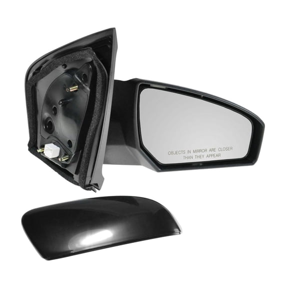 DAMAIJOY 1pc Right Passenger Side Paint to Match Power Operate Exterior Door Rear View Mirror Black Plastic for Nissan for Sentra 2007-2012 Manual Clear-Glass 5750331 96301ET01E