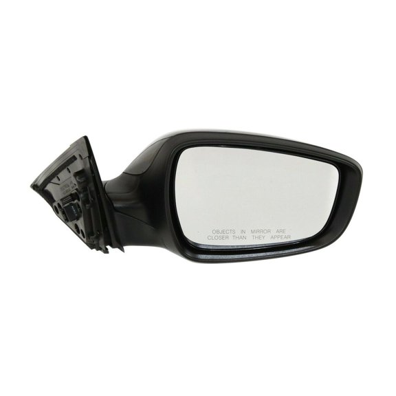 DAMAIJOY 1pc Right Passenger Side Paintable Power Heated Operate Manual Folding Exterior Door Rear View Mirror for Hyundai for Veloster 2012-2017 Without Auto-Dimming HY55ER HY1321185
