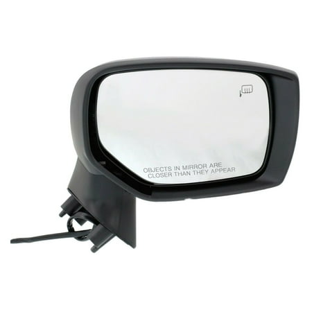 DAMAIJOY 1pc Right Passenger Side Paintable Power Heated Operate Manual Folding Exterior Door Rear View Mirror for Subaru for Legacy 2015-2017 for Outback 2015-2017 Without Auto-Dimming SU02ER