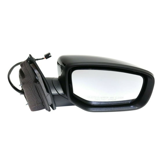 DAMAIJOY 1pc Right Passenger Side Paintable Power Non-Heated Operate Manual Folding Exterior Door Rear View Mirror for Dodge for Dart 2016 Without Auto-Dimming DG111ER 6AC721X8AA