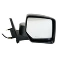 thumbnail image 1 of DAMAIJOY 1pc Right Passenger Side Textured Black Power Non-Heated Operate Manual Folding Exterior Door Rear View Mirror for Jeep for Patriot 2007-2017 Without Auto-Dimming 5155458AG JP46ER, 1 of 8