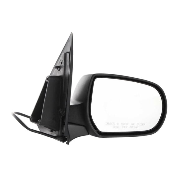 DAMAIJOY 1pc Right Passenger Side Textured Black Power Non-Heated Operate Manual Folding Exterior Door Rear View Mirror Paintable for Mazda for Tribute DX/ES/LX 01-04 Without Auto-Dimming