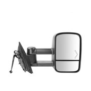 DAMAIJOY 1pc Right Passenger Side Textured Manual Heated Exterior Door Rear View Mirror Signal Tow Mirror Plastic for Chevy for Silverado 3500HD/2500HD/1500,for GMC for Sierra 3500HD/2500HD/1500