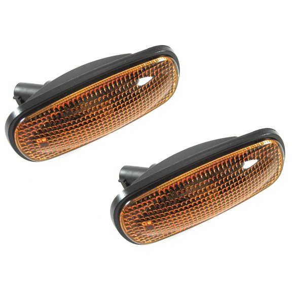 DAMAIJOY 2 Amber Side Marker Quarter Panel Light Set Front for Land Rover for Discovery 1999-2004 for Freelander 2002-2005
