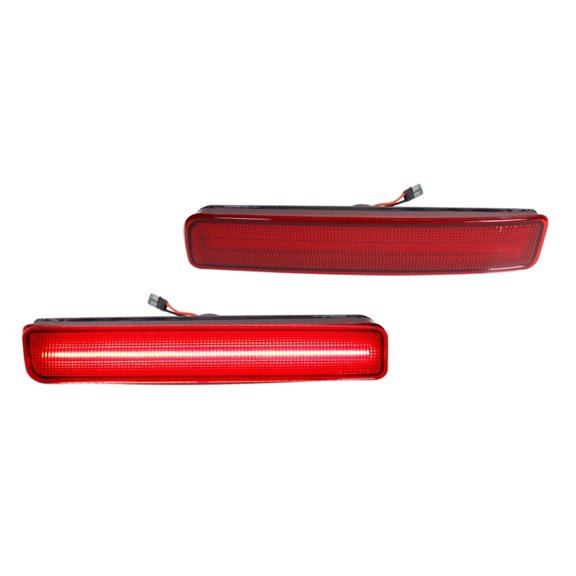 DAMAIJOY 2X Rear Bumper Red Quarter Panel Side Markers Lights Bulbs 2002-2010 Rb-255Rr for Mercury for Mountaineer 2002-2010