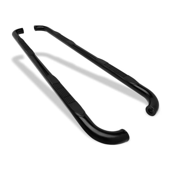 DAMAIJOY 2pcs 3" Steps Bar Running Board Left Driver Right Passenger Side Round Black Powder Coated for Dodge for Ram 1500 2009-2010,for Ram 1500 2011-2018 & Classic 2019-2022 Quad Cab