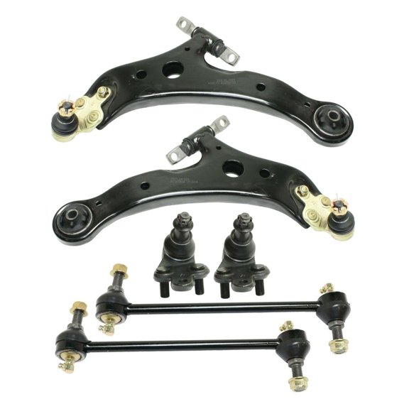 DAMAIJOY 2pcs Ball Joints 2pcs Control Arms 2pcs Sway Bar Linkages Suspension Kit Front Lower Side Rubber Bushing Sealed for Solara for Highlander for Camry for RX330 for ES330 14511178