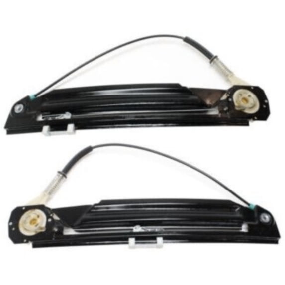 DAMAIJOY 2pcs Car Door Glass Window Regulator Rear Side Power for BMW for M5 4.9L/5.0L 2000-2003 for 525i 2.5L 2001-2003 for 528i 2.8L 1999-2000 for 530i 3.0L 2001-2003 for 540i 4.4L 1999-2003