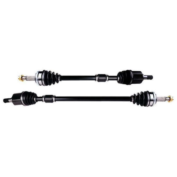 DAMAIJOY 2pcs Complete CV Axles Shaft Right Passenger Left Driver Front Side Automatic Transmission FWD for Hyundai for Veloster 1.6L 2012-2017 162834 HY10569