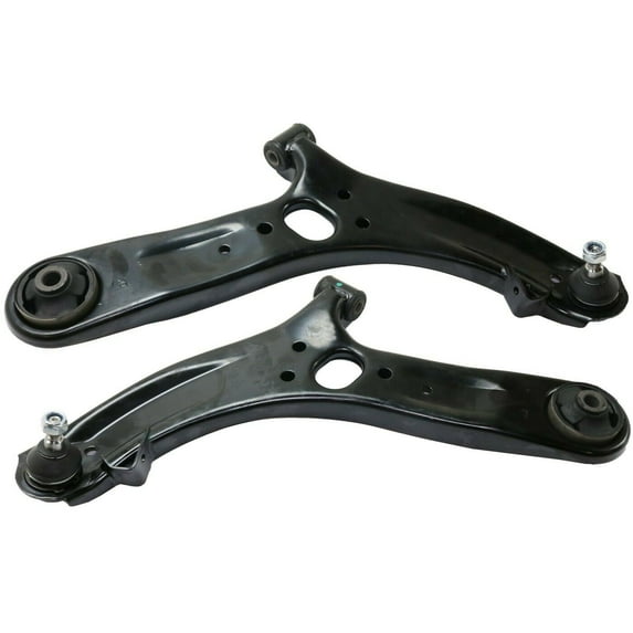 DAMAIJOY 2pcs Control Arms Kit Front Left Driver Right Passenger Lower Side with Ball Joints Rubber Bushing Design Stamped for Hyundai for Accent 1.6L 2012-2017 Non-Adjustable