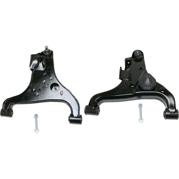 DAMAIJOY 2pcs Control Arms Right Passenger Left Driver Front Lower Side with Ball Joint Rubber Bushing Design Stamped for Nissan for Armada 5.6L 2005-2015 for Titan 5.6L 2004-2015