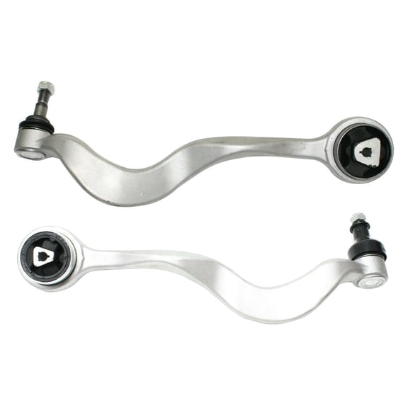 DAMAIJOY 2pcs Control Arms Right Passenger Left Driver Frontward Lower Side with Ball Joints Rubber Bushing Design Forged 5 Series E60 RWD for BMW Non-Adjustable RK620126 520998