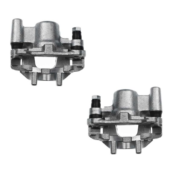 DAMAIJOY 2pcs Disc Brake Caliper Assembly Set Rear Left Right Steel Metallic 1-Piston with Bracket for Scion for tC 2.4L 2005-2010 19-P2950 19B2950