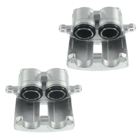 DAMAIJOY 2pcs Disc Brake Caliper Set Front Left Driver and Right Passenger Side Metal Steel Without Bracket for Land Rover for Discovery 4.6L 2003-2004