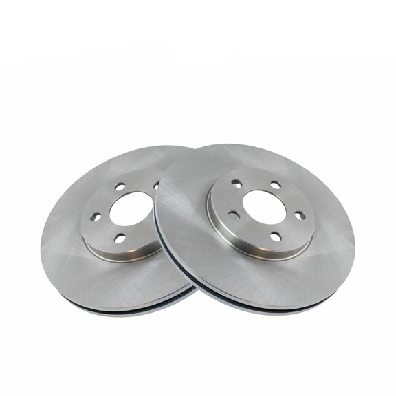 DAMAIJOY 2pcs Disc Brake Rotor Front Left Driver and Right Passenger Side Set Kit for Chrysler for PT Cruiser 2.4L 2001-2010,for Dodge for Neon 2.0L 2003-2004 & 2.4L 2003-2005