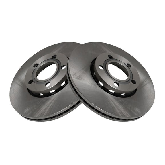 DAMAIJOY 2pcs Disc Brake Rotor Set Assembly Front Left Right for A4 96-06 for A4 Quattro 96-06 for Passat 98-05 for S4 02 100 92-94 & Quattro 92-94 BD180096 980413