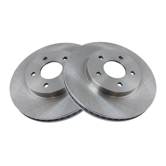 DAMAIJOY 2pcs Disc Brake Rotor Set Assembly Front Left Right for Chevy for Equinox 3.4L 2005-2006,for Saturn for Vue 3.0L 2002-2003 & 2.2L 2002-2007 & 3.5L 2004-2007