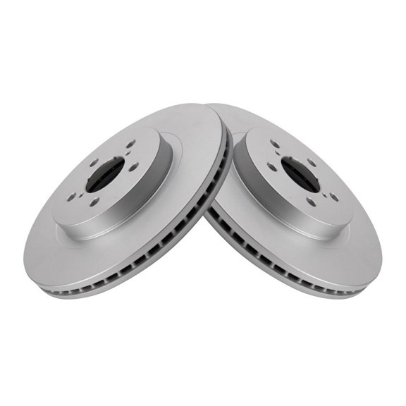 DAMAIJOY 2pcs Disc Brake Rotor Set Assembly Front Left Right for Subaru for Crosstrek 2.0L 2018-2021 for Impreza 2.0L 2017-2021 BRA80065