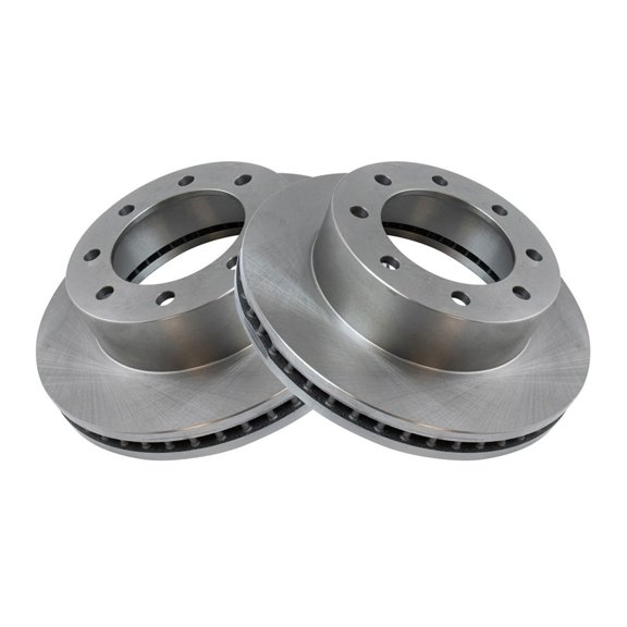 DAMAIJOY 2pcs Disc Brake Rotor Set Assembly Front Rear Left Driver and Right Passenger Side 4WD for Ford for F250 SuperDuty 2005-2012 for F350 SuperDuty 2005-2012