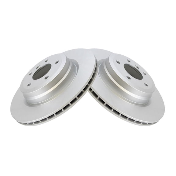 DAMAIJOY 2pcs Disc Brake Rotor Set Assembly Rear Left Right for BMW for X1 for 330i for 330xi for 335d for 335i for 335i xDrive for 335is for 335xi BRA22808