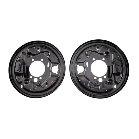 DAMAIJOY 2pcs Disc Brake Rotor Set Assembly Rear Side Backing Plate for Subaru for Forester 2.5L 1998-2008 for Impreza 2.2L 1997-2001 & 2.5L 2002-2003 26655FA000 698-418