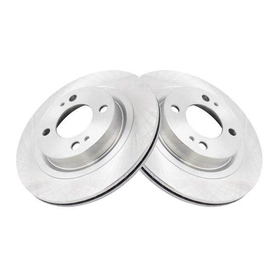 DAMAIJOY 2pcs Disc Brake Rotor Set Front Left Right Kit for Mitsubishi for Mirage 2017-2020 for Mirage G4 2017-2020 4 Lug-Wheel Lug Count BR901710 BRA78689