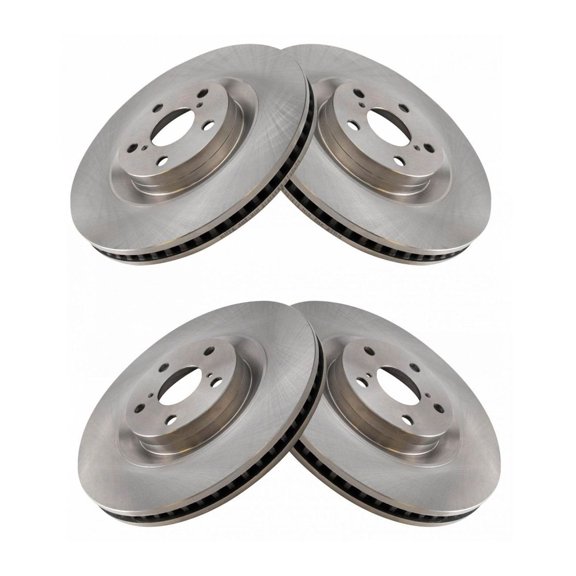 DAMAIJOY 2pcs Disc Brake Rotor Set Front Rear Left Right Kit for RC300 2016-2020,for GS450h 2009-2011 2013-2018 5 Lug-Wheel Lug Count BRA71644