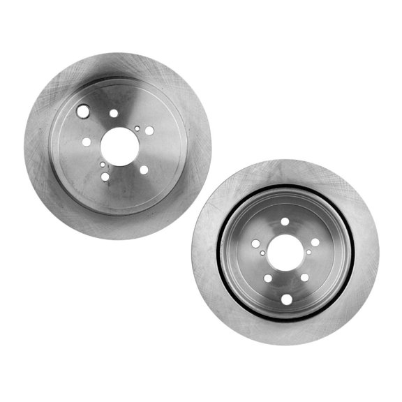 DAMAIJOY 2pcs Disc Brake Rotor Set Front Rear Right Passenger Side Plain Cast Iron for BRZ 2013-2020 for FR-S 2013-2016 for Legacy 2010-2014 for Outback 2010-2014 86 2017-2020