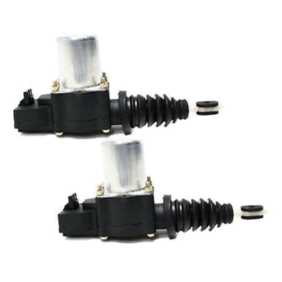 DAMAIJOY 2pcs Door Lock Actuator Front Rear Left Driver Side 2 Prong Blade Male Terminal and 1 Female Connector for Chevy