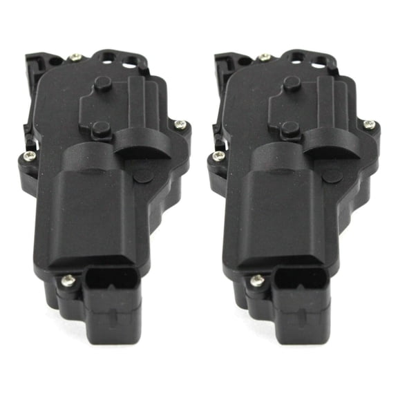 DAMAIJOY 2pcs Door Lock Actuators Front Rear Passenger Right Side 2 Prong Blade Female Terminal and 1 Male Connector for Lincoln,for Ford