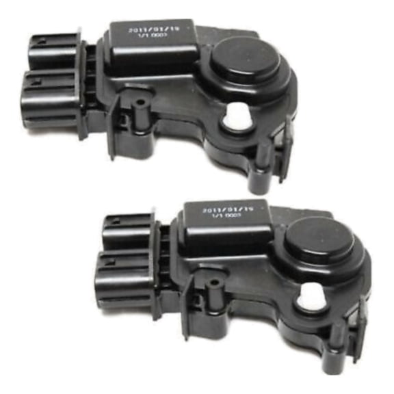 DAMAIJOY 2pcs Door Lock Actuators Front Rear Passenger Right Side 3 Prong and 2 Prong Blade Male Terminals and 2 Female Connectors for Acura for RSX,for Honda for Accord for Odyssey for Pilot