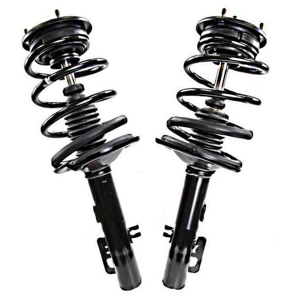 DAMAIJOY 2pcs Front Side Shock Strut Assembly Complete for Ford for Freestyle 3.0L 2005-2007 Black 305-Compressed Length 26.8 in-Depth 172611 172610