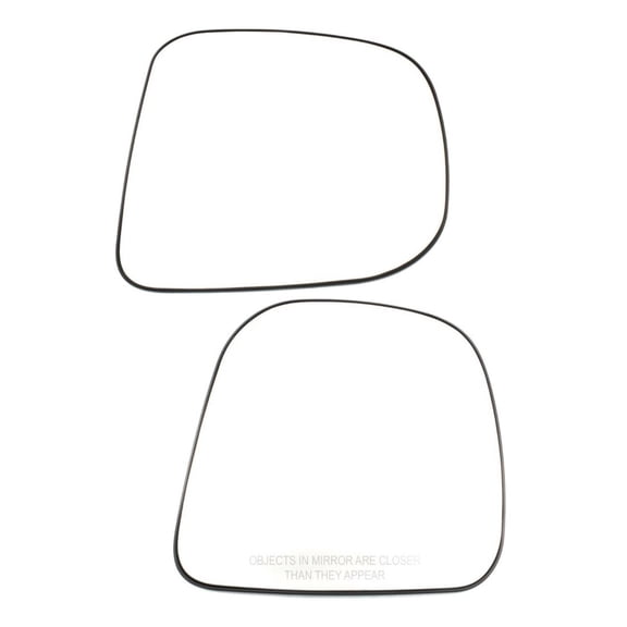 DAMAIJOY 2pcs Left & Right Driver & Passenger Side Non-Heated Exterior Rear View Mirror Glass Without Trun Signal Convex Glass for Express 1500/2500/3500 96-02 for Savana 1500/2500/3500 96-02