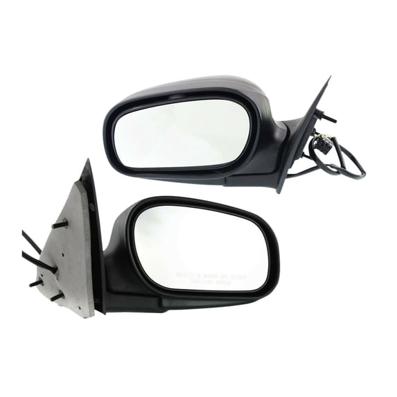 DAMAIJOY 2pcs Left & Right Driver & Passenger Side Paintable Power Non-Heated Operate Manual Folding Exterior Door Rear View Mirror for Ford for Crown Victoria 1998-2001 2003-2008 (2) Mirrors
