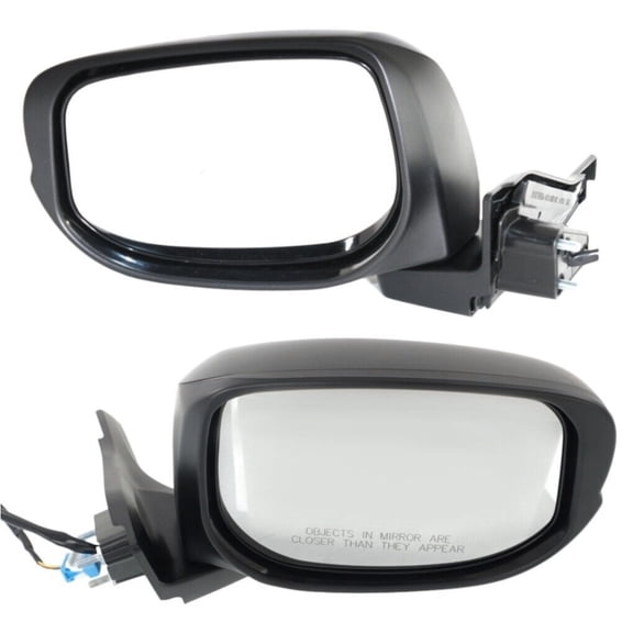 DAMAIJOY 2pcs Left & Right Driver & Passenger Side Paintable Power Non-Heated Operate Manual Folding Exterior Door Rear View Mirror for Honda for Insight LX 10-14 & Base 11-14 (2) Mirrors