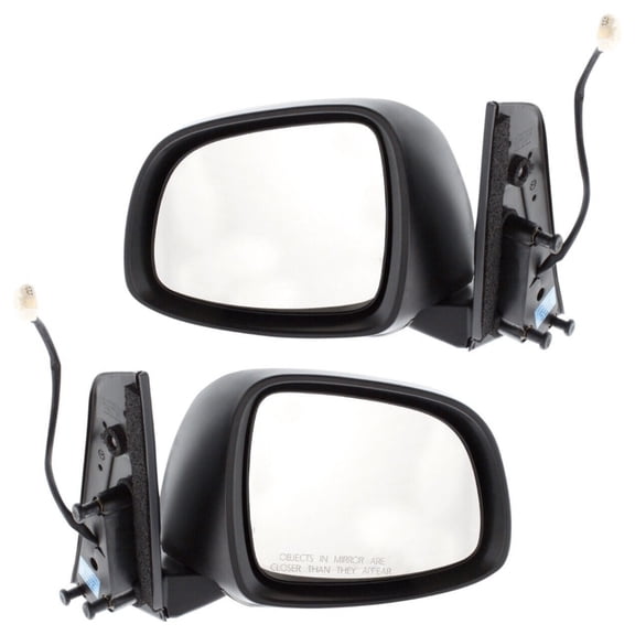 DAMAIJOY 2pcs Left & Right Driver & Passenger Side Paintable Power Non-Heated Operate Manual Folding Exterior Door Rear View Mirror for Suzuki for SX4 2007-2013 (2) Mirrors Without Auto-Dimming