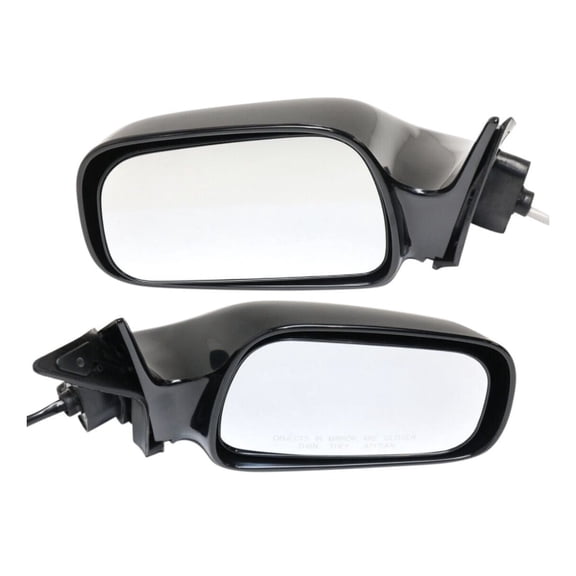 DAMAIJOY 2pcs Left & Right Driver & Passenger Side Paintable Power Operate Exterior Door Rear View Mirror for Toyota for Camry Base 92-94 & LE/SE/XLE 92-96 & DX 93-96 (2) Mirrors Non-Heated